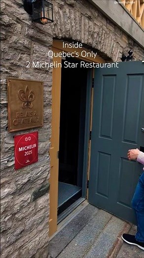 Inside Canada's 2nd 2 Michelin Star Restaurant! 🇨🇦 Restaurant Tanière³ in Quebec City