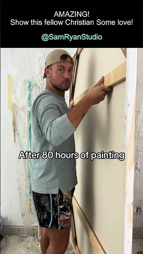 Amazing Christian Artist | Sam Ryan | Painting of Christ