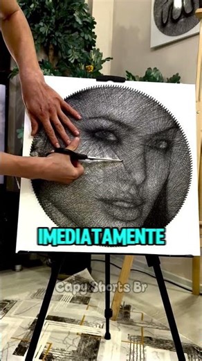 An artist proved everyone wrong in a shocking way 😨✂️ #shorts