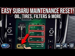Subaru Forester - Know Your Subaru - Maintenance Reminder