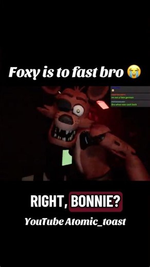Bro was so fast I never even saw him on cams 😭😭😭 #fnaf #atomictoast #fyp
