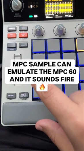 MPC Sample can emulate the MPC 60 (Vintage Emulator Knob FX)