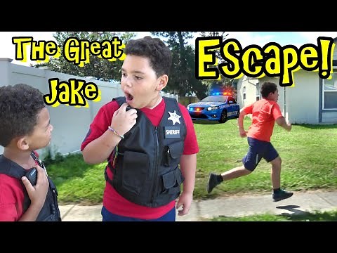 JAKE CAN'T ESCAPE ARREST! COPS CHASE KID!