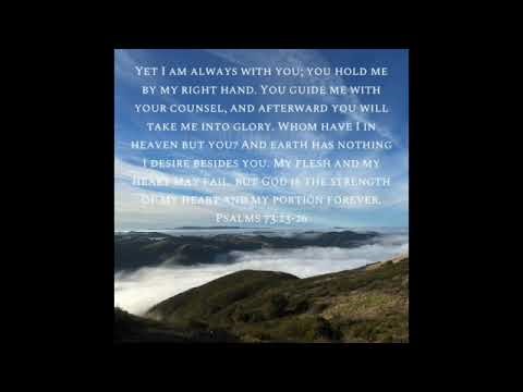 Psalm 73:23-26