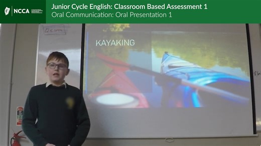 Junior Cycle English CBA 1 (Unannotated) - Kayaking
