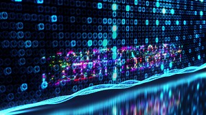 Download 3D animation of  Cyber Security  digital technology concept for free