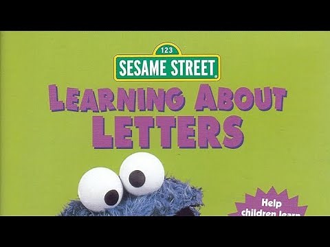 Opening to Sesame Street: Learning About Letters 2004 DVD.