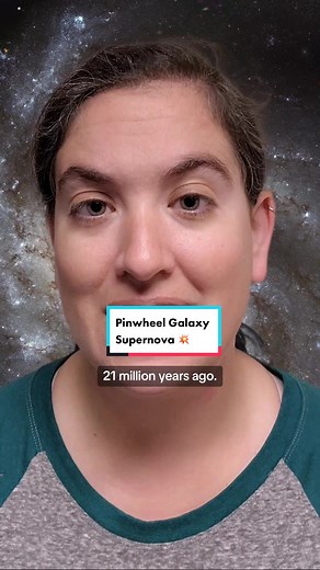 Don’t miss this newly-observed supernova!💥🔭 Find out how to catch a glimpse of this 21-million-year-old stellar explosion in the Pinwheel Galaxy. #SpaceTok #Astronomy #Supernova