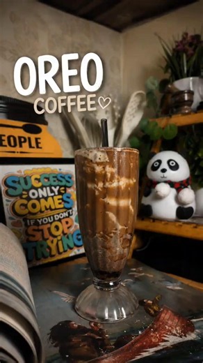 Oreo Iced Coffee Recipe ☕🤎 | Café Style Drink at Home ✨
