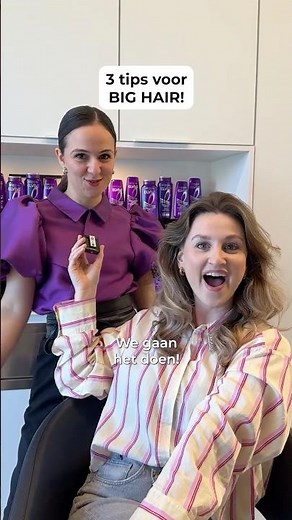 Drie tips voor BIG HAIR ✨💇‍♀️ #etos #lorealparis #volumespray #beauty #hair
