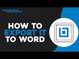 How To Export Bluebeam to Word (Easiest Way)