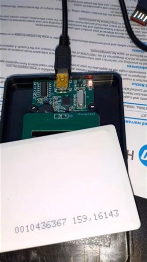 testing window rfid reader #rf #uhf #shorts