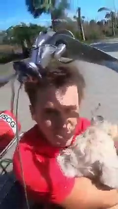 RUFF RESCUE: Coast Guard hoists two people and a dog to safety after Hurricane Ian left them trapped around Sanibel. | Fox News