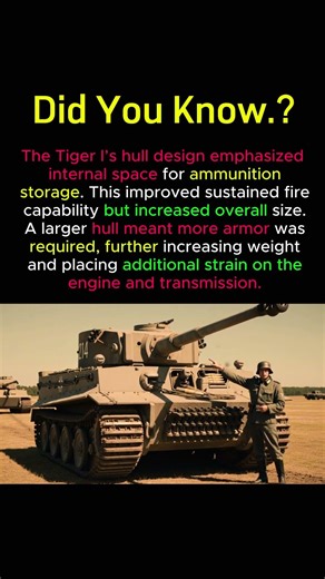Why the Tiger I Tank Was So Big – Inside the Hull Design That Changed WWII Warfare #TigerTank#TigerI