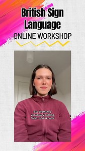 Join my next BSL workshop on the 26th of April 2 pm – 3 pm. Learn useful BSL to incorporate into your home life or at work. Book now: https://trafficlighttutoring.com/workshops/ #bsl #signlanguage #britishsignlanguage #sse #deaf | Adeleonova