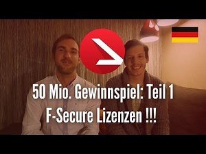 50 Mio. Gewinnspiel: Teil 1 - F-Secure Lizenzen !!! [4K UHD]