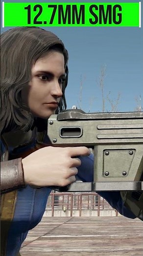 12.7mm SMG - #Shorts Fallout 4 Mod Review