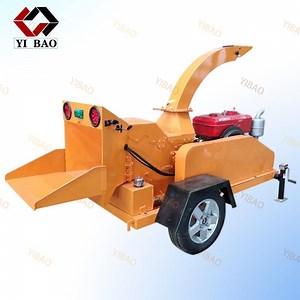 [Hot Item] Self Powered Gasoline Crawler Tree Shredder for Garden, Fistter ATV Mounted Gasoline Wood Chipper Pellet Machine