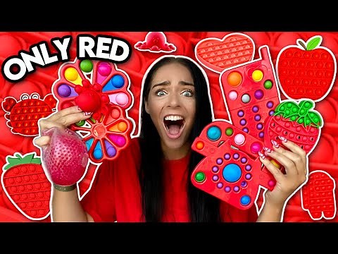 ❤️ONLY RED❤️ Fidget Shopping at Learning Express❤️🍒🍓