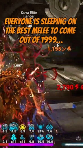 Everyone is sleeping on the best melee to come out of 1999… ￼#warframe #steelpath