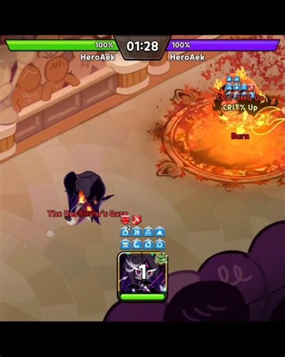 Raven Night Wind Archer Cookie Vs Burning Spice Cookie 💀 #cookierunkingdom #cookierun