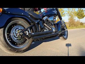 Harley Davidson Fat Boy 103 exhaust sound