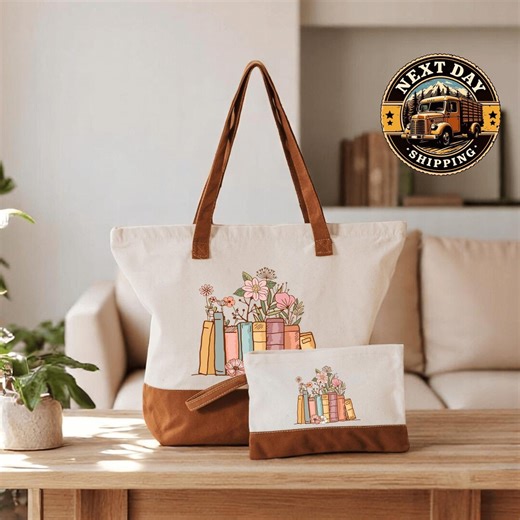 Book Lover Canvas Tote Bag, Reading Enthusiast Tote, Bookworm Gift Bag, Literary Lover Tote, Library Essentials Bag - Etsy