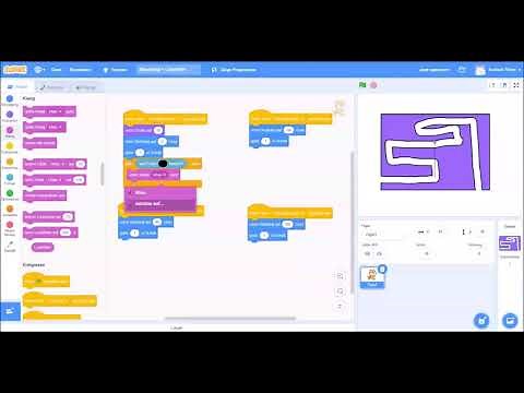23_Kleines Spiel - Scratch durch ein Labyrinth steuern