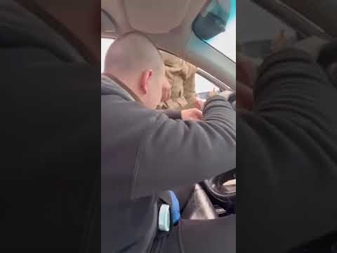 Criminals from the CCC attack a man in a car and his pregnant wife