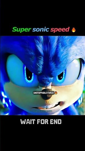 The Fastest Sonic Water Run ⚡ #sonic #shorts
