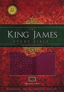 King James Study Bible, Second Edition, Leathersoft, Cranberry