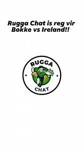 2.3K views · 20 reactions | Lekker! Rugga Chat is reg vir die Bok game!! #Bokke #bokfever #springboks | Rugga Chat | Facebook