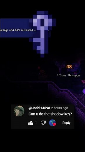 Terraria Fact Day 148: Shadow Key #terraria #gaming #shorts @Joshi14598