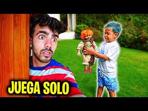 GRABE A MI VECINO JUGANDO CON EL DUENDE DE NOCHE