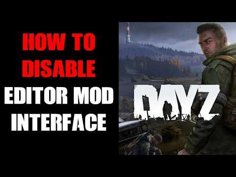 How To Disable & Turn Off The UI Interface Overlay In DayZ Editor Mod For PC
