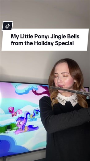 My Little Pony “Jingle Bells” from the Holiday Special 🎄🎀❄️ #mylittlepony #mlp #mlpfriendshipismagic #mlpfandom #rainbowdashmlp