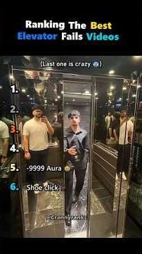 Ranking The Best Elevator Fails #shorts