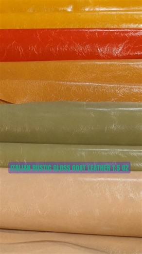 Shop our Italian Rustic Gloss Goat Leather — a premium 1.5 oz leather with a rich rustic finish and natural grain. Link in bio #ItalianLeather #GoatLeather #LeatherGoods #PremiumLeather #YellowstoneCustomLeather #ArtisanMade #CustomLeather #HandmadeBags #SupportCraftsmanship #LeatherMakers #BagMakers #LeatherCraft #Handcrafted #MakerCommunity | Yellowstone Custom Leather