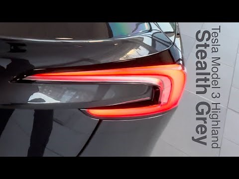 2024 Tesla Model 3 Highland - Stealth Grey.