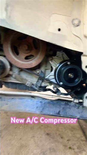 New A/C Compressor 2006 Nissan Quest. Sized pulley #handtools #automobile #snapon #mechaniclife