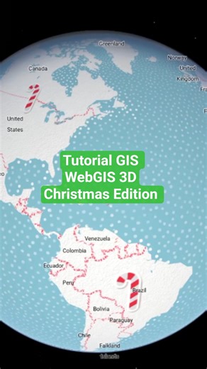 Tutorial GIS: WebGIS 3D Christmas con ArcGIS Online. Tutorial completo sul canale 🌍 #gis #arcgis #3d