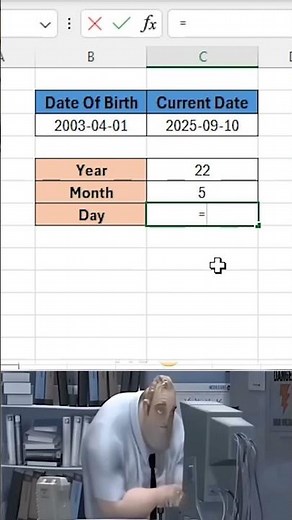 Calculate Age in Excel with DATEDIF! 🤯 ✅ #ExcelTips