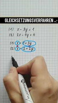 Solving a system of linear equations! 🤓 #EquatingMethod #Math #Mathematics #MathFairy