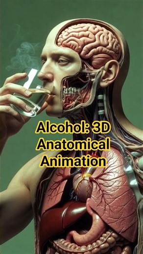 What Alcohol Does Inside Your Body in Seconds(3D Anatomy Animation)