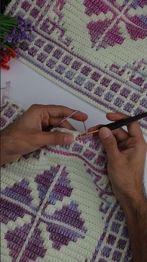 You Won't Believe How EASY It Is to Create a Stunning Dogwood Bloom Mosaic Crochet Pillow Cover