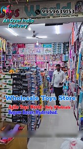 Biggest Wholesale Kids Toys Store In Hyderabad All Over India Delivery, Only Wholesale Agile Toys World #Shop No.215,216,217 & 218, 2nd Floor, SD Mall,Near Santosh Dhaba, Feelkhana, Begum Bazar, Hyderabad, Telangana 500012 9959639153 #toys#kidstoys#kidsimportedtoys#diecasttoys#toddlertoys#diecastcars#diecastbikes#diecastcollection#tovsword#batterytoys#wholesaletoys#batterykidscars#trending#explore#viral | Suman Sunny
