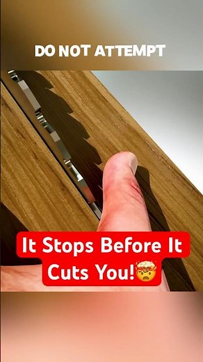 This Saw Can Detect Your Finger Before It’s Too Late