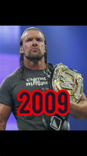 triple h eveloution to 1995 to 2025 #wwe