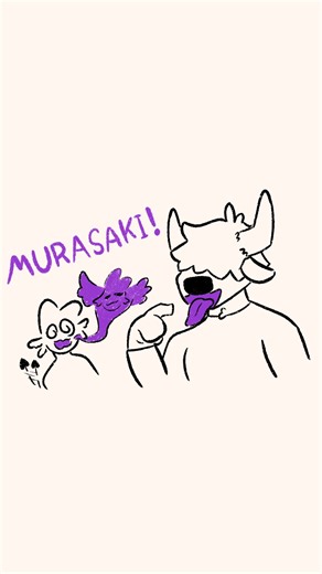 Purple is my favorite color #akaao #colormixing #murasaki #digitalart #furry