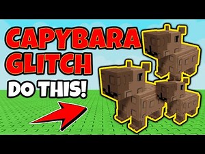 How to Do CAPYBARA GLITCH [GROW A GARDEN] Roblox